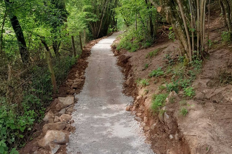 Phase one of the Gorge Walk at Cheddar Gorge after the recent upgrade (Photo: Heidelberg Materials)