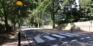 Work completed on new zebra crossing outside Bathwick primary school