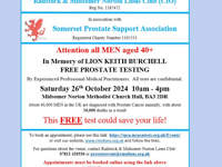 Free prostate examination available in Midsomer Norton