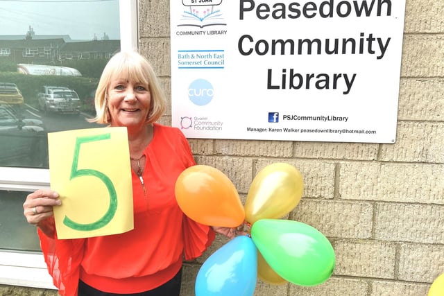Peasedown St John’s community library celebrates five years of opening