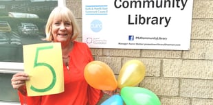 Peasedown St John’s community library celebrates five years of opening