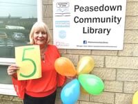 Peasedown St John’s community library celebrates five years of opening