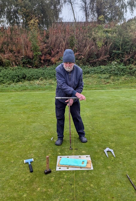 Chris Symonds from Camerton and Peasedown Croquet Club
