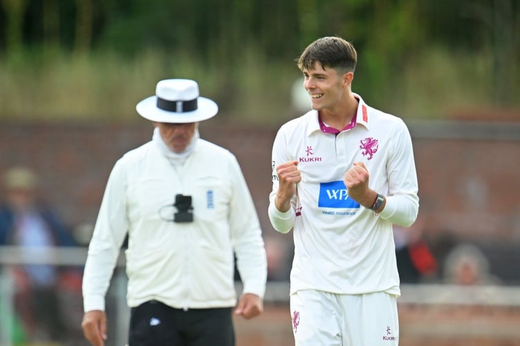 Somerset youngster Archie Vaughan
