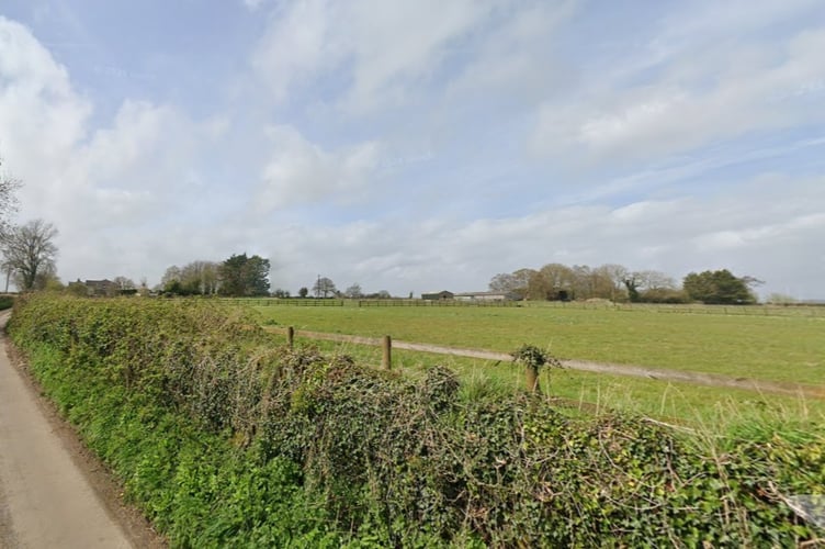 Planned Site Of 330 Homes On Tunnel Lane Near Midsomer Norton