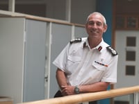 Avon fire chief Simon Shilton retires