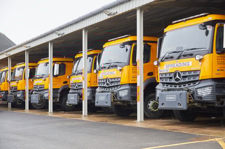Bath & North East Somerset Council's highways team completes winter preparations, ensuring gritting lorries and salt supplies are ready for icy conditions.