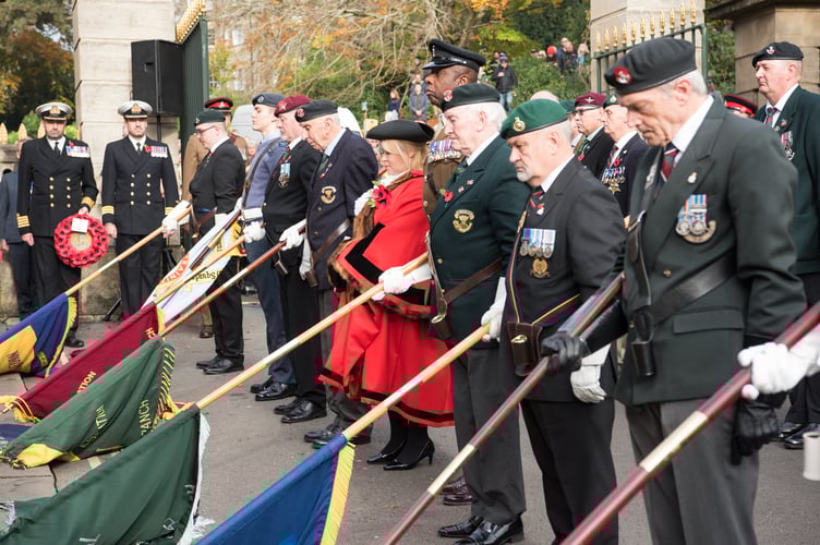 Many gathered in Bath to pay respects