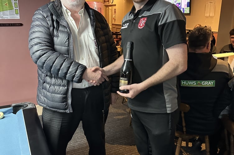 Will Hailston was Man of the Match
