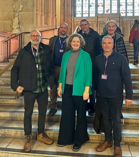 Anna Sabine with local farmers