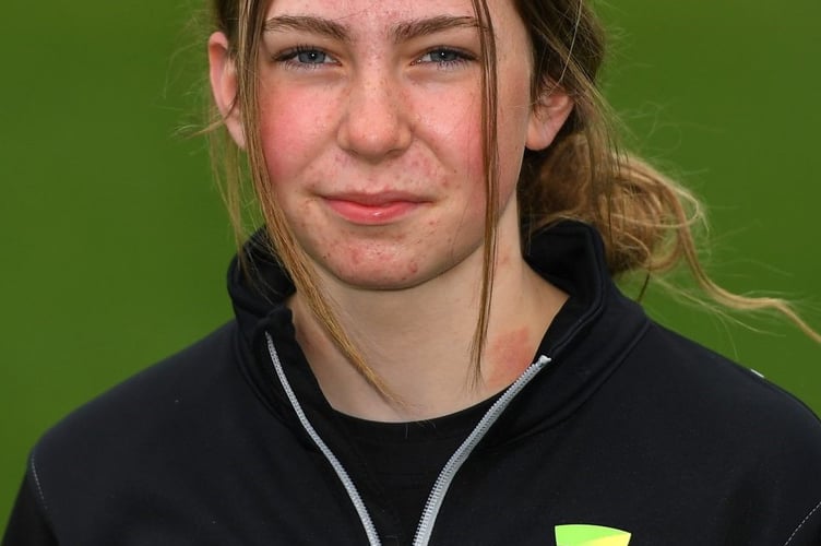 Leg spinner Lola Harris