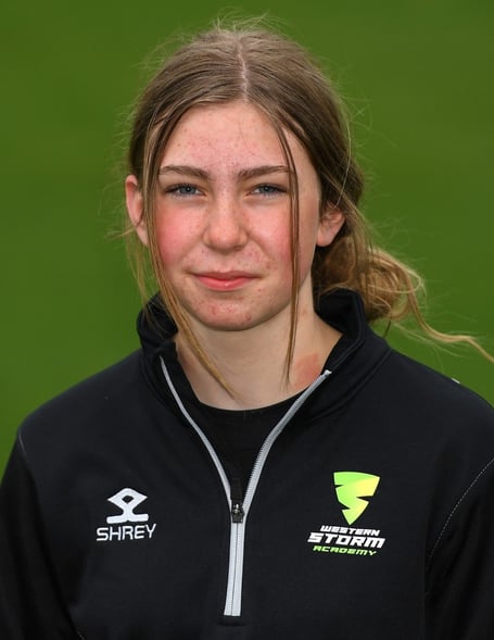 Leg spinner Lola Harris
