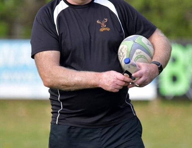 Minehead Barbarians' head coach Mick Orton