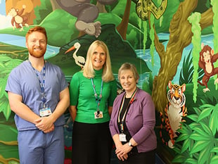 Three hospital departments refurbished to support younger patients