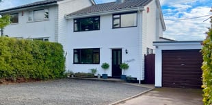 Semi-detached home with stunning views of countryside