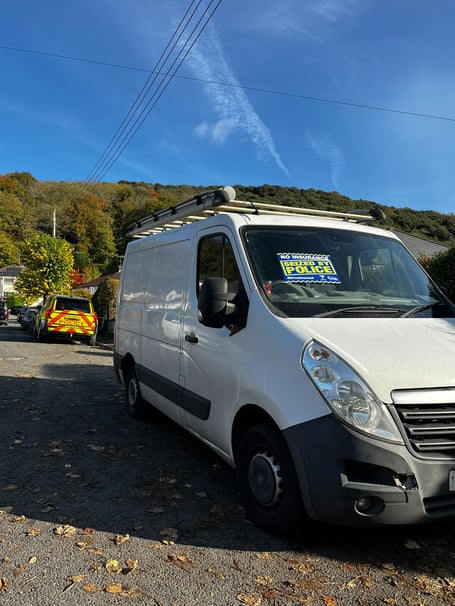 One of the vehicles seized by Avon and Somerset Police as part of a week-long operation to target dangerous road users and illegal driving