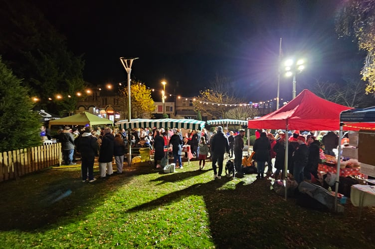 Midsomer Norton celebrating it's annual Christmas switch-on event.