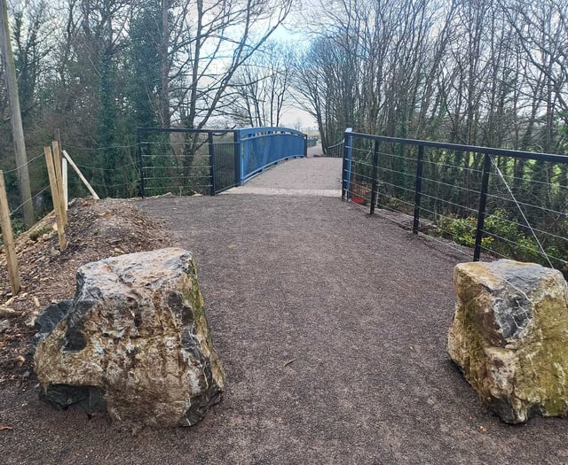 New section opens as Strawberry Line cycle and route progresses