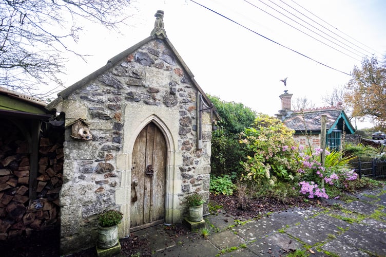 Ruthâs Cottage. Release date November 25 2024. A couple who bought a cottage for Â£1K have turned it into the ultimate playground for their grandkids - including three life-size playhouses. Alban, 86, and Angela Bunting, 82, moved from Hertfordshire to Binegar in Somerset in 1964 - after buying the 17th Century derelict property for Â£1,250.  The pair moved their lives from Hertfordshire to the small village and Alban skillfully renovated the falling down home - now called Spindle Cottage. But when Alban was told him and his wife were going to be grandparents he decided to design and build three playhouses for their much-loved grandchildren.  The first creation was a cottage in Gothic style built for Ruth in 2002 - with a spiral black staircase inside.