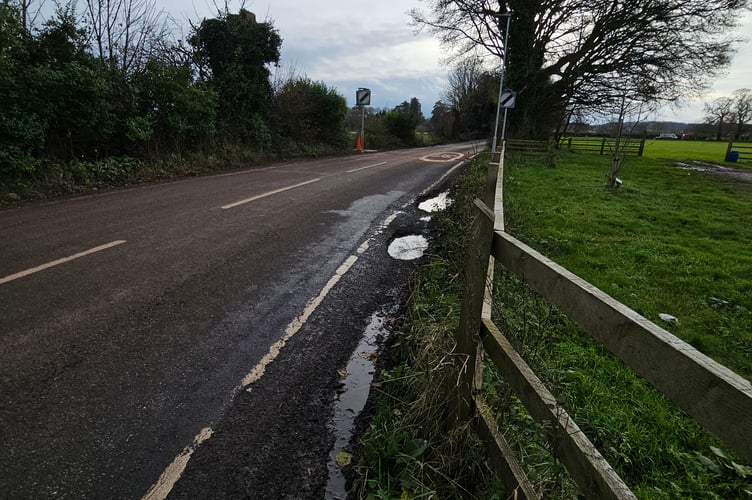 The B3355 road into Midsomer Norton is under 'desperate' need of construction improvements.