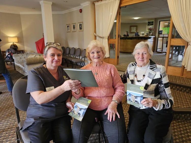 The team at Somer Valley House care home, part of Oyster Care Homes, recently visited the Parkinson’s Support Group at the Centurion Hotel