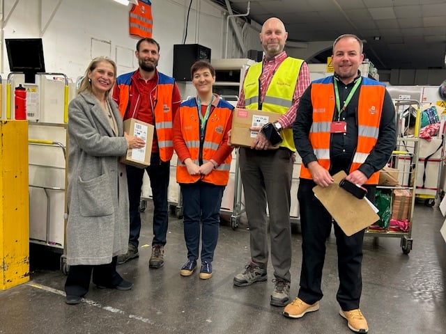 Wera with Royal Mail managers