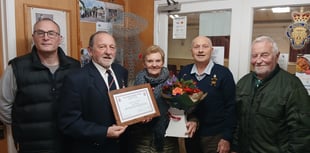 Timsbury volunteer recognised for 21 years of Poppy Appeal service