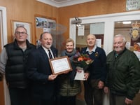 Timsbury volunteer recognised for 21 years of Poppy Appeal service