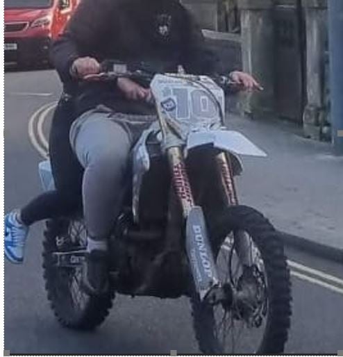 A bike that is of interest to police in Radstock