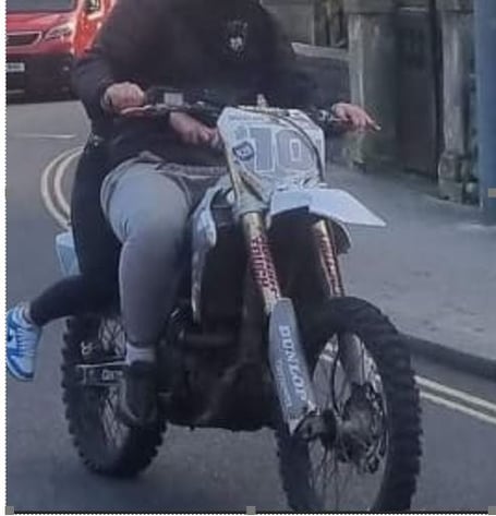 A bike that is of interest to police in Radstock