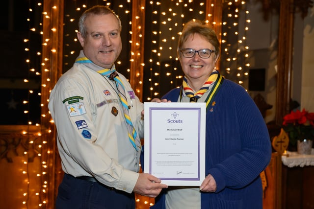 Radstock scout leader receives highest award