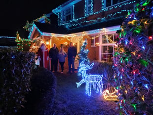 'Spectacular' Xmas display with 5,000 lights judged the village's best