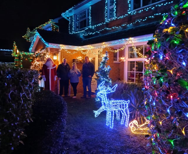 'Spectacular' Xmas display with 5,000 lights judged the village's best