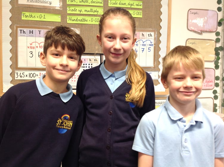 Pupils at Peasedown St John Primary School led their school to the top of their times tables competition.