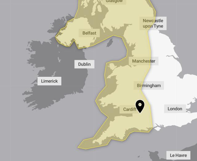 Weather warning issued for Somerset amid 70mph winds