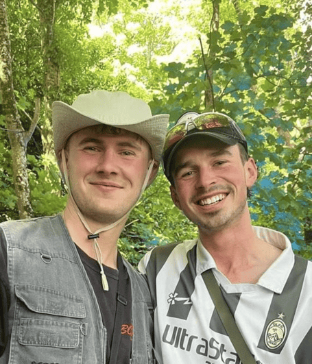 Guy Crofton and co driver Harry