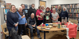 Paulton library volunteers thank coordinator for her dedication