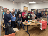 Paulton library volunteers thank coordinator for her dedication