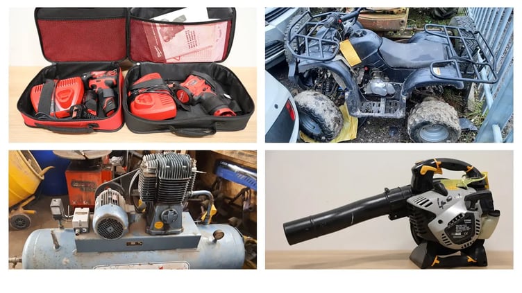 Some of the tools and equipment added to the online gallery.