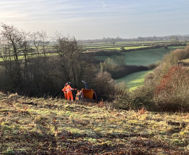 Scrub removal taking place in Midsomer Norton and Radstock