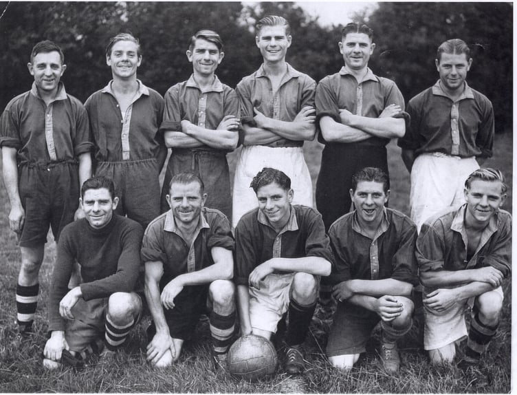 Walker Family Football Team, Bishop Sutton, c1949