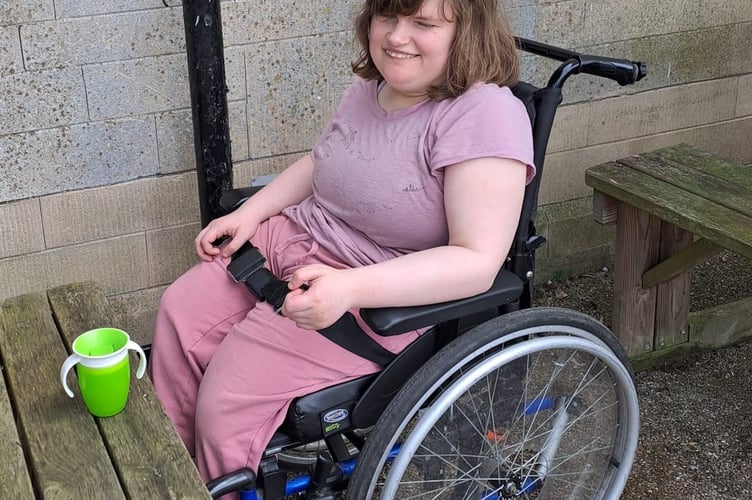 Wendy Lucas' daughter Rhiannon, who uses the respite care service at Newton House (Image: Wendy Lucas) 