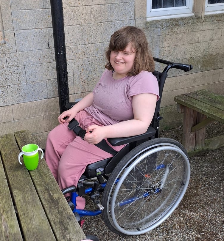 Wendy Lucas' daughter Rhiannon, who uses the respite care service at Newton House (Image: Wendy Lucas)