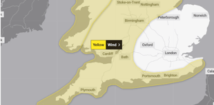 Met Office issues 24-hour warning for 'very strong winds' in Somerset