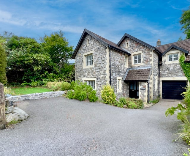 Charming four bedroom home featuring beautiful countryside views