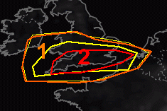 Storm forecasters warn of tornado risk across south England