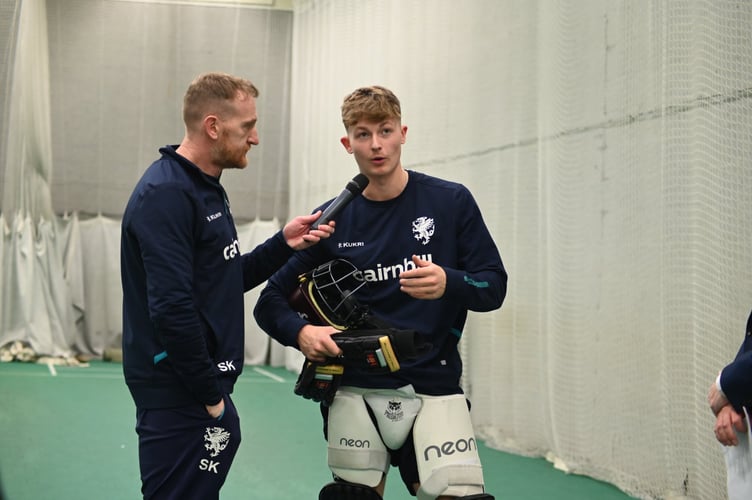 Steve Kirby talks to Alfie Ogborne about his net session
