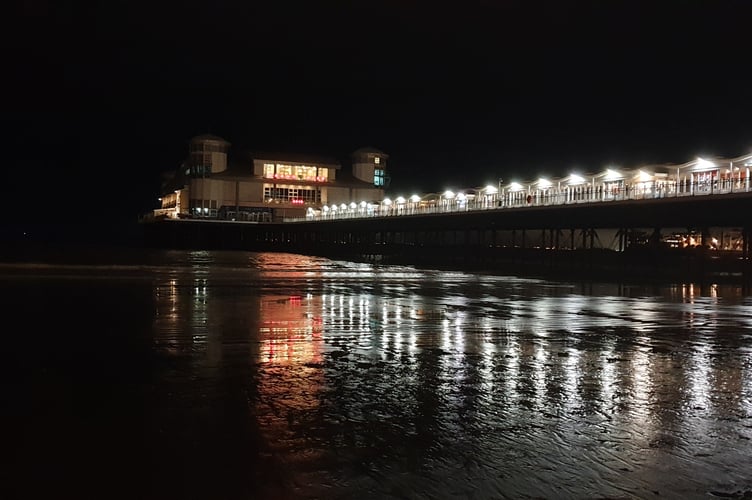 The Grand Pier in Weston-super-Mare.
