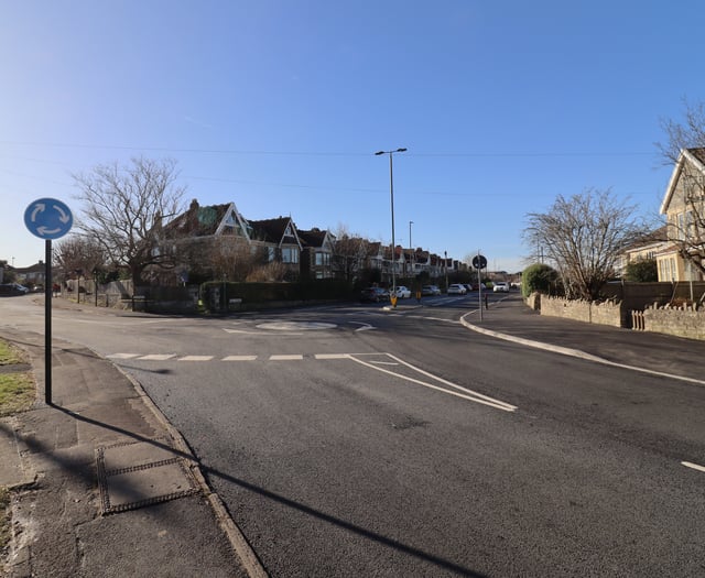 New mini roundabout installed to improve road safety and in Keynsham