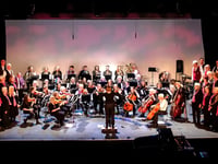 More than 200 people defy Storm Darragh to attend Christmas show